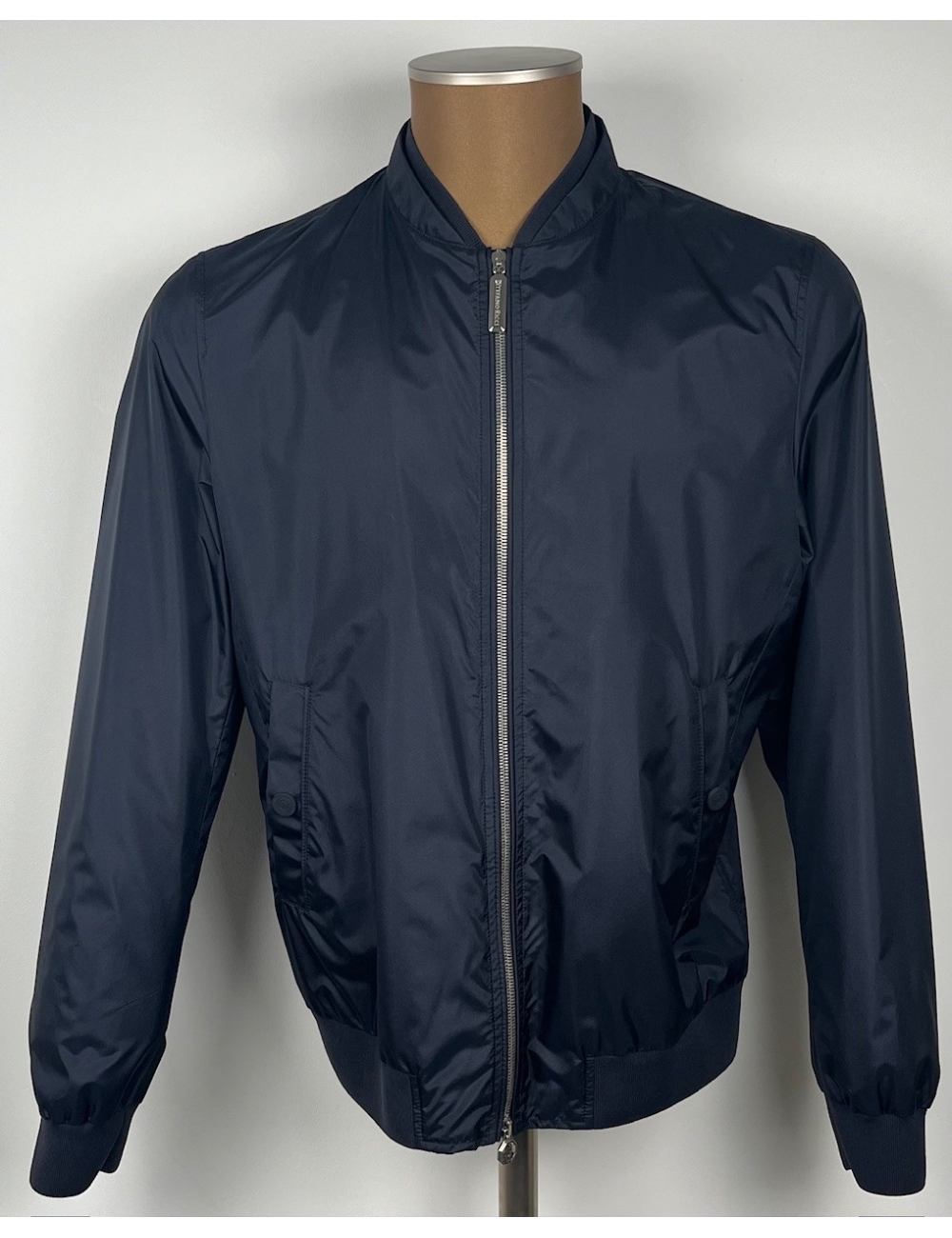 Blouson léger sport type bomber marine