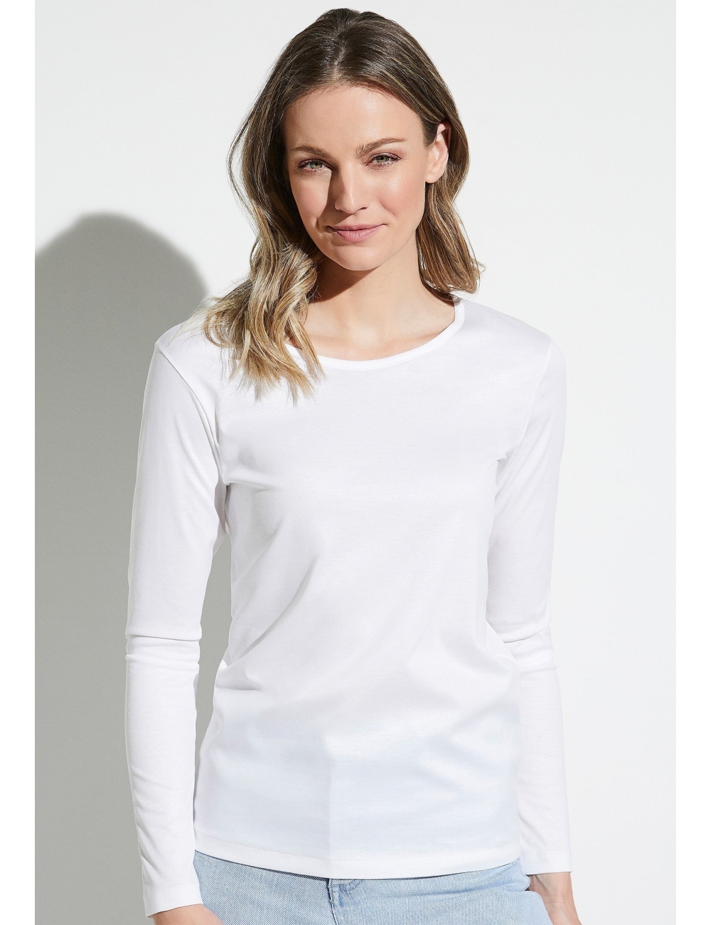 Pureness, T-Shirt à manches longues, white