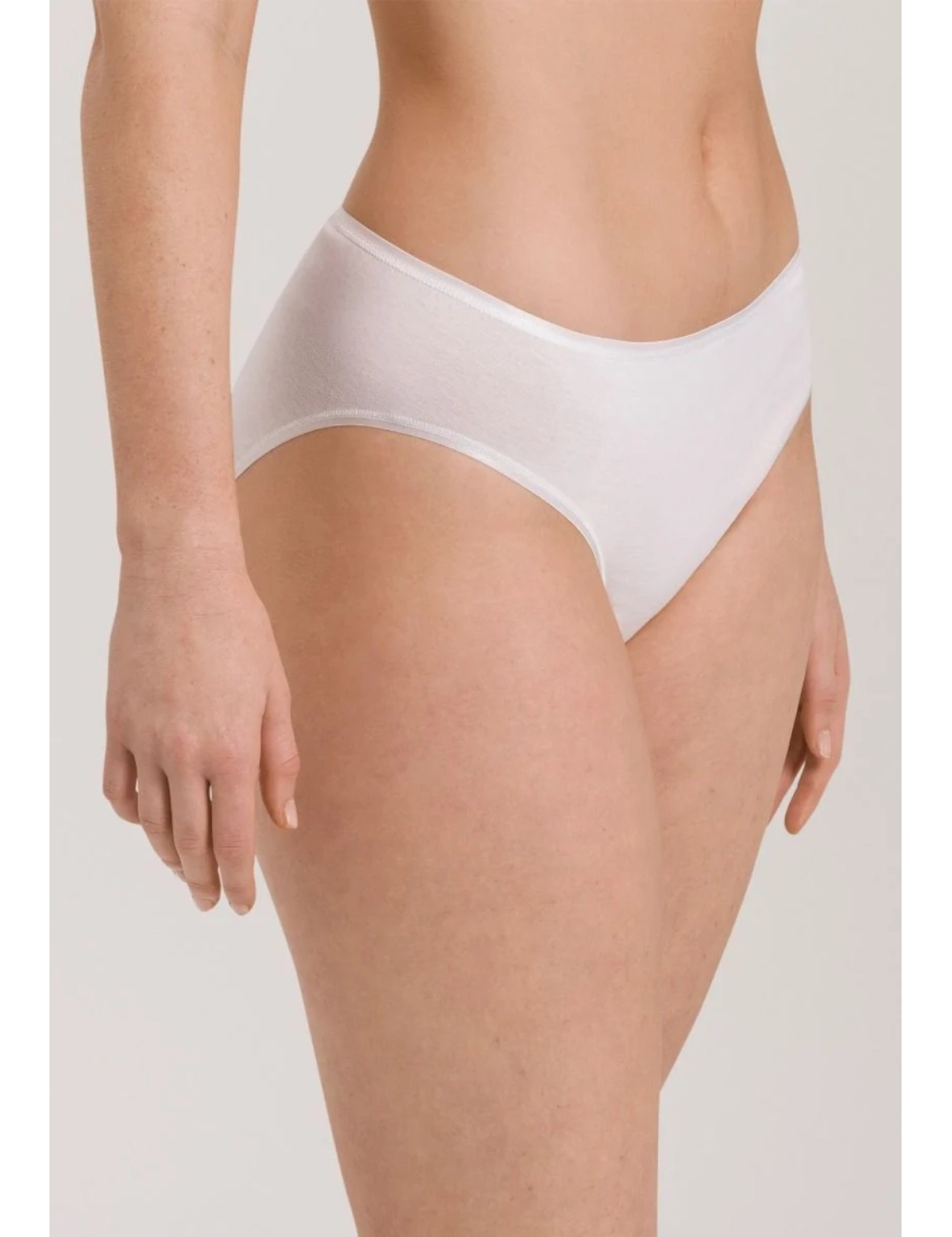 Cotton Seamless, culotte échancrée, blanc