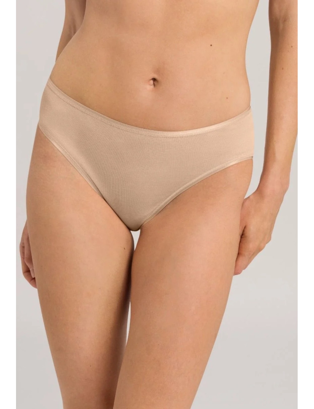 Cotton Seamless, culotte échancrée, beige