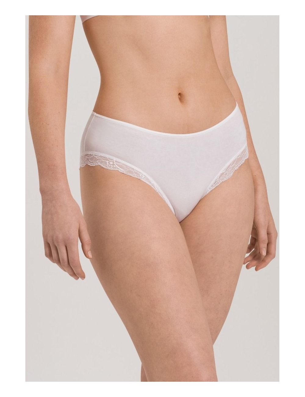 Cotton Lace, Culotte échancrée, white