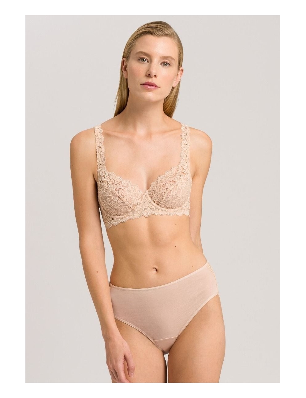 Moments, Soutien-gorge à armatures en dentelle, beige