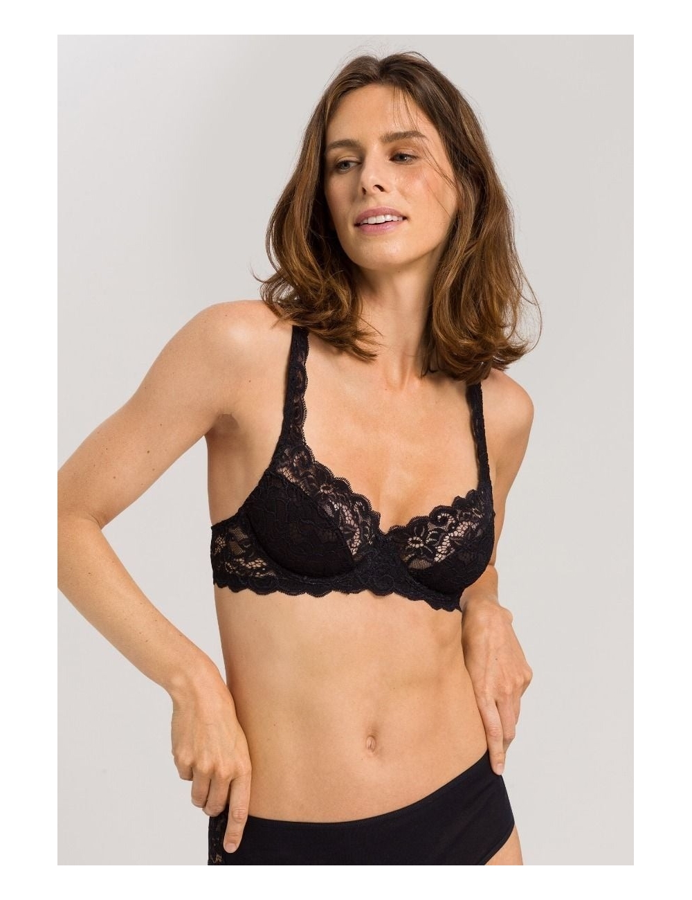 Moments, Soutien-gorge à armatures en dentelle, black