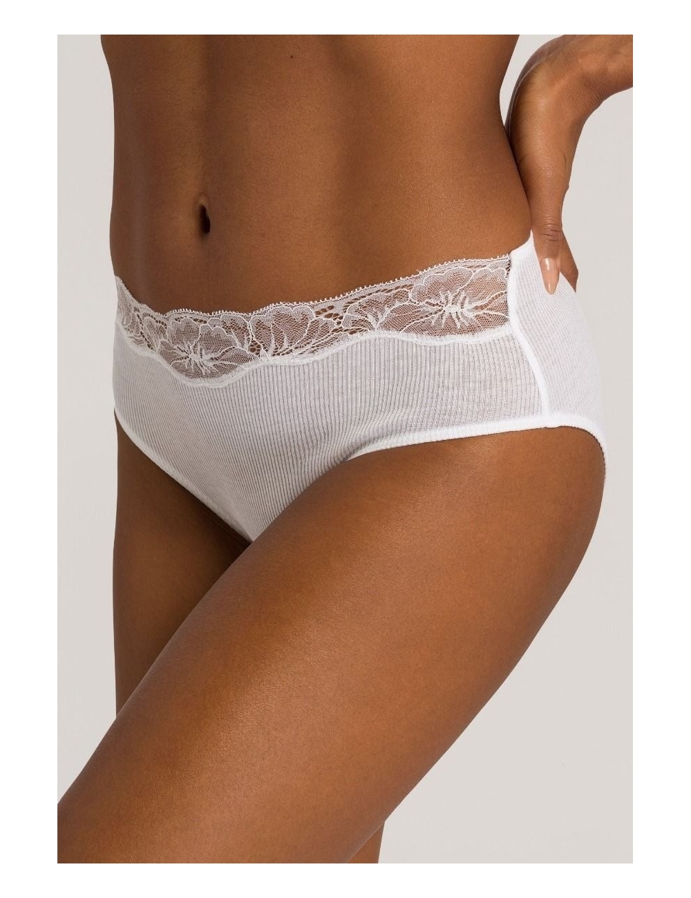 Lace Delight, Slip échancré, white