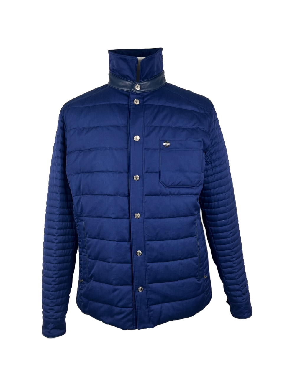 Parka matelassée bleu électrique