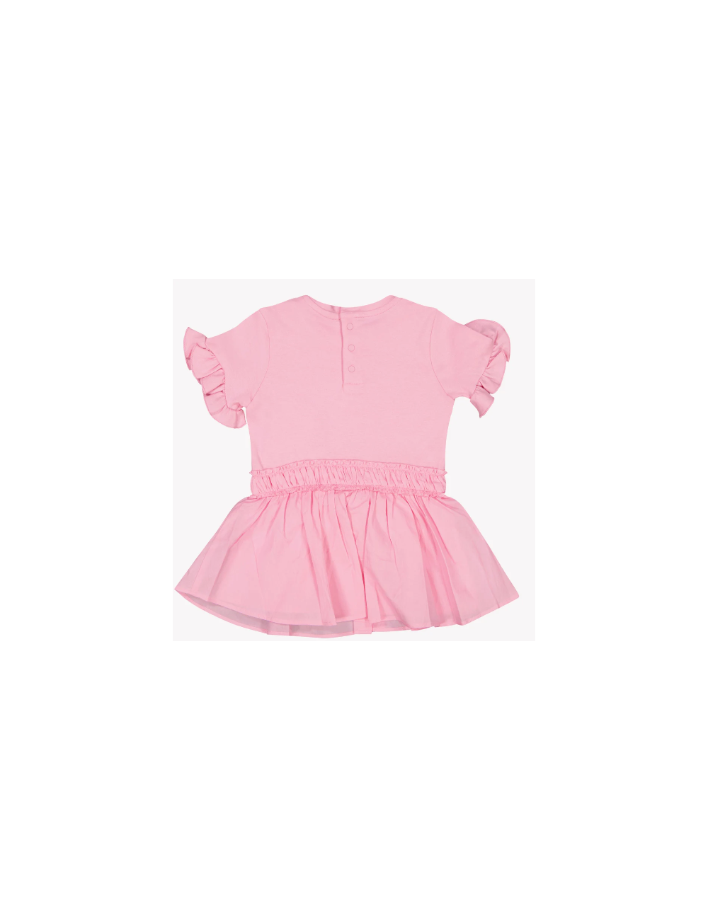 Robe bébé rose logo