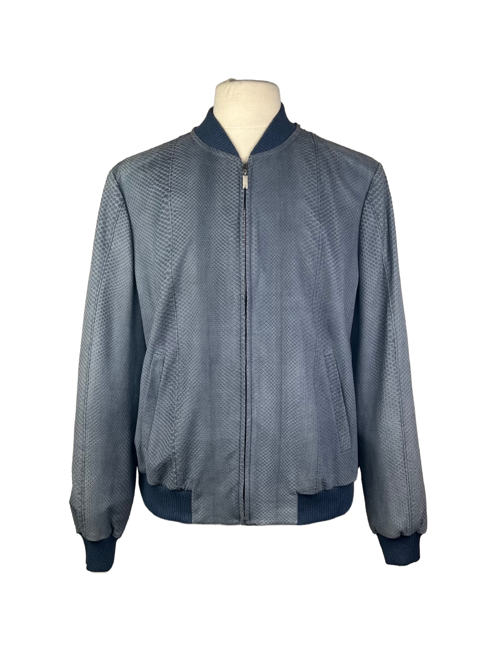 Blouson bleu en python