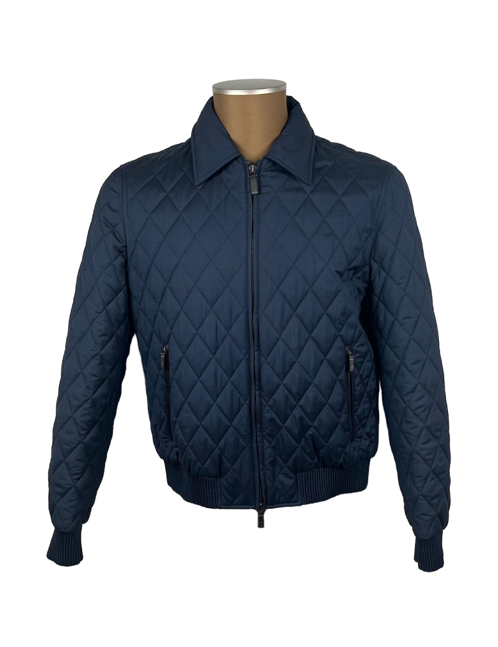 Blouson matelassé bleu