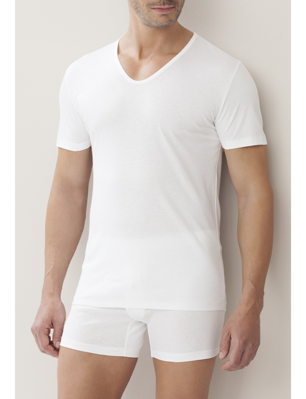 Zimmerli Tshirt 286 sea island. Col V