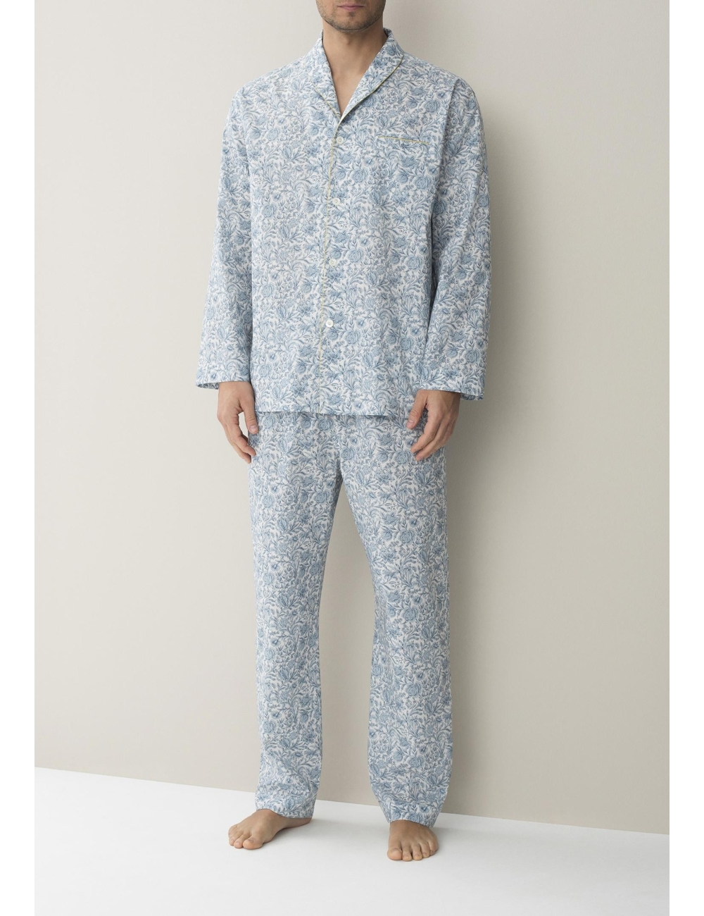 Zimmerli Pyjama Popeline. Manches longues