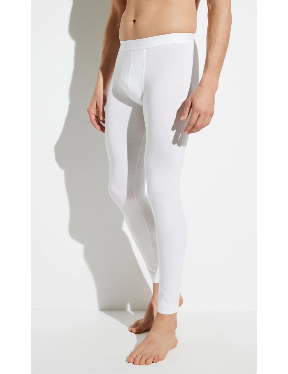 Legging 700 pureness. Élastique apparent, Blanc