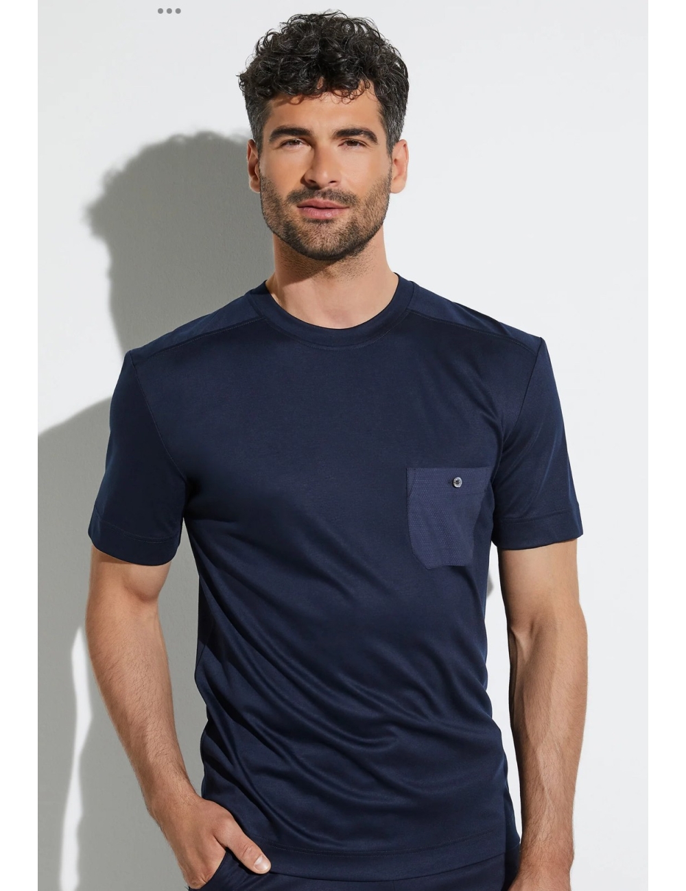 Tshirt manches courtes, modern lounge, marine